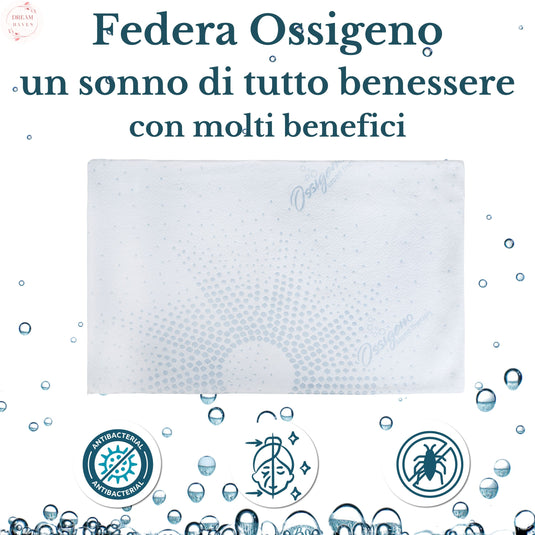 DREAM HAVEN Cuscino Alto 15 cm, Cuscino Memory Foam Forato con Federa Ossigeno Traspirante, Antiacaro, Antirughe e Anallergica, Cuscino Letto Ergonomico Made in Italy