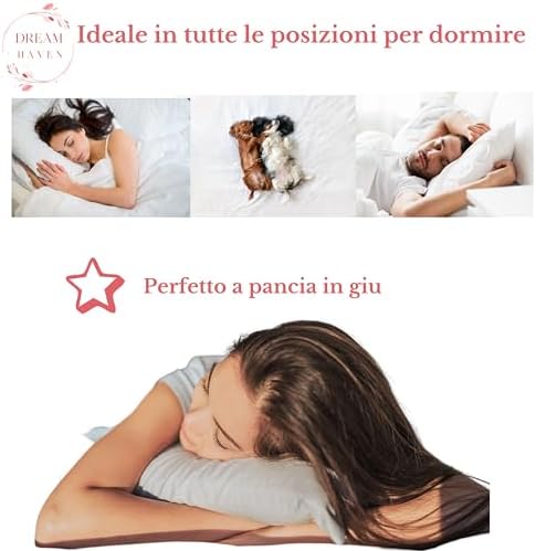 Chargez l'image dans la visionneuse de la galerie, Cuscino Basso Cervicale 8 cm in Memory Foam, Cuscino letto ideale per Bambini, Ragazzi e Adulti, Anallergico e Antiacaro con Federa in Silver, Cuscino Memory Foam 100% Made in Italy
